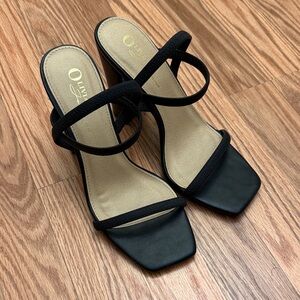 Black Strappy Sandals